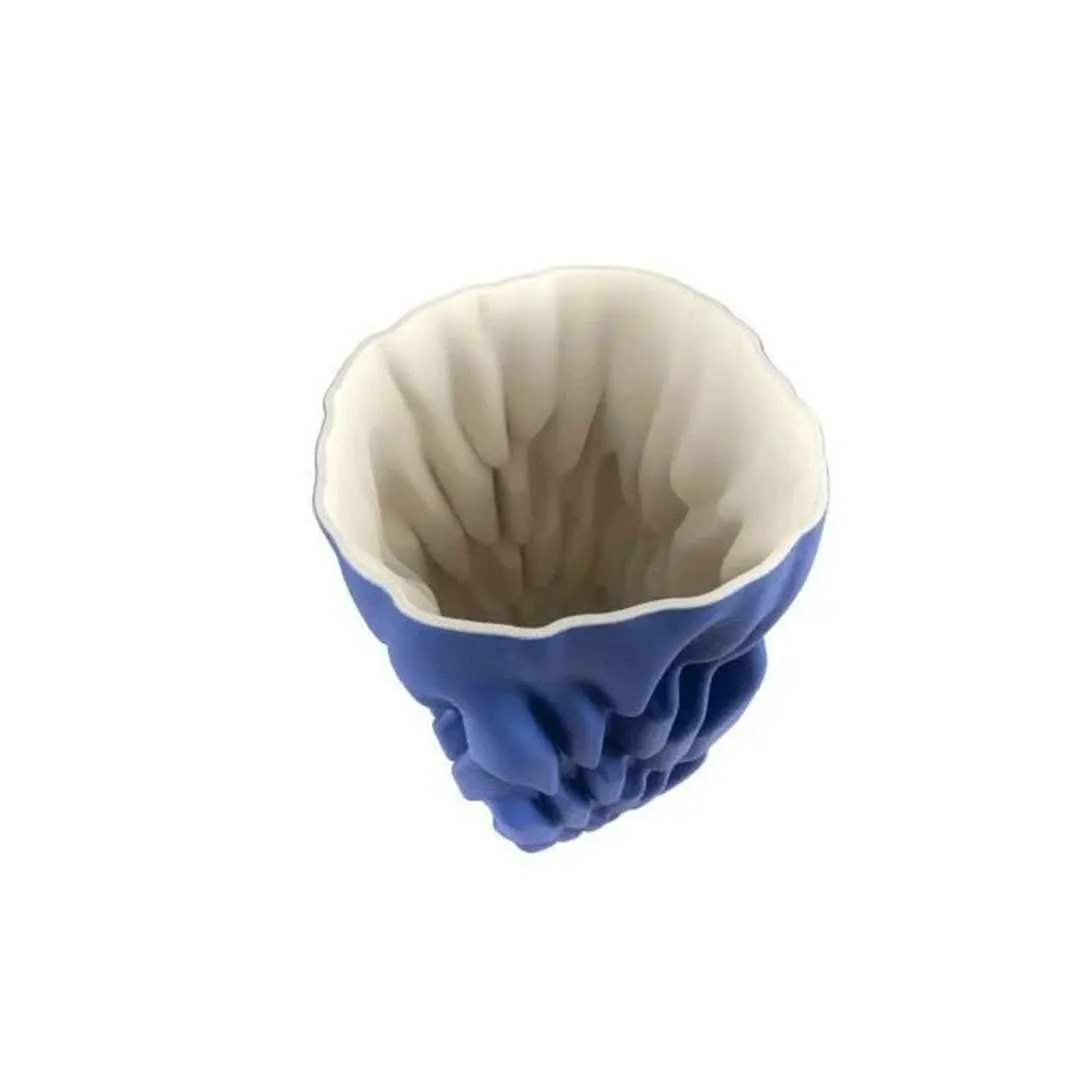 گلدان چینی آبی میکاسا مور 22x44 سانتی متر Mikasa Moor Blue Porcelain Vase 