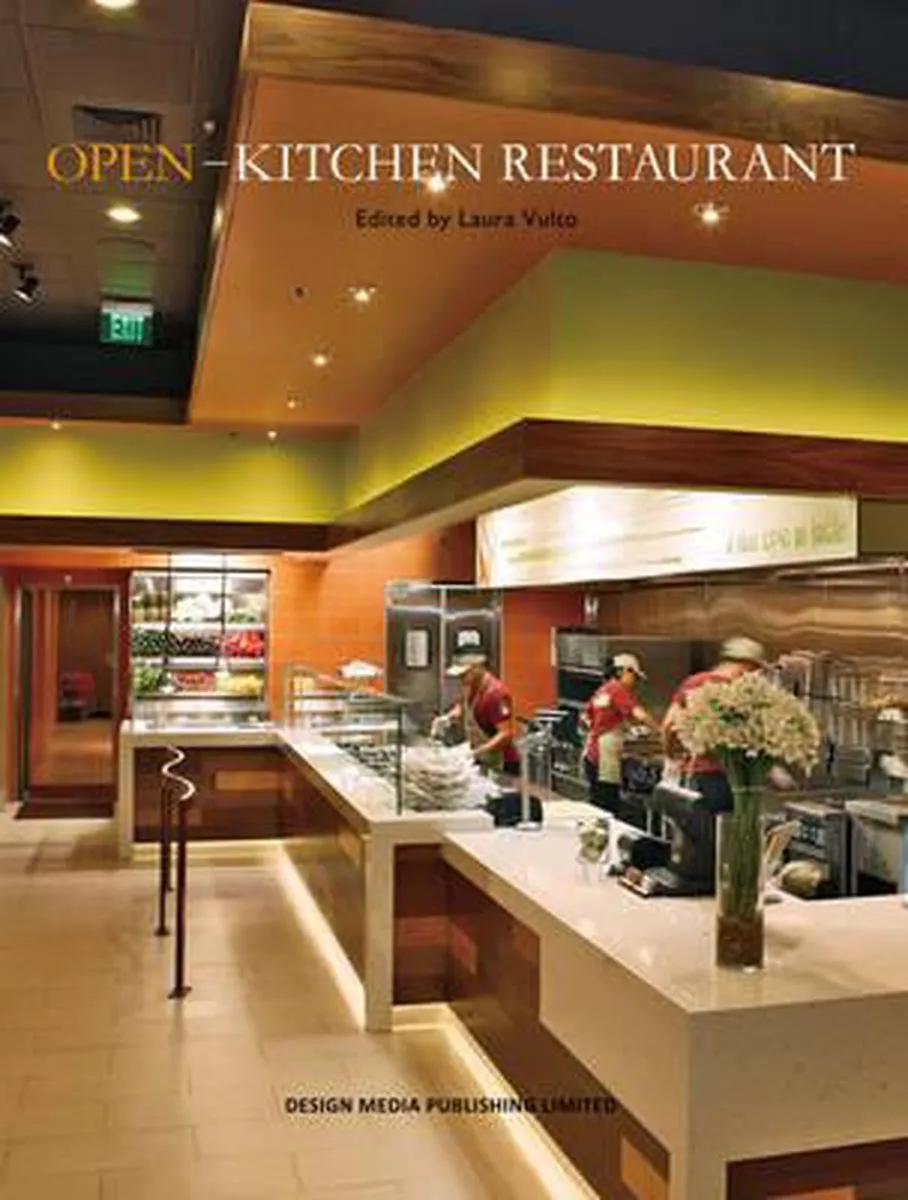 کتاب آموزش طراحی رستوران و آشپزخانه Open kitchen restaurant