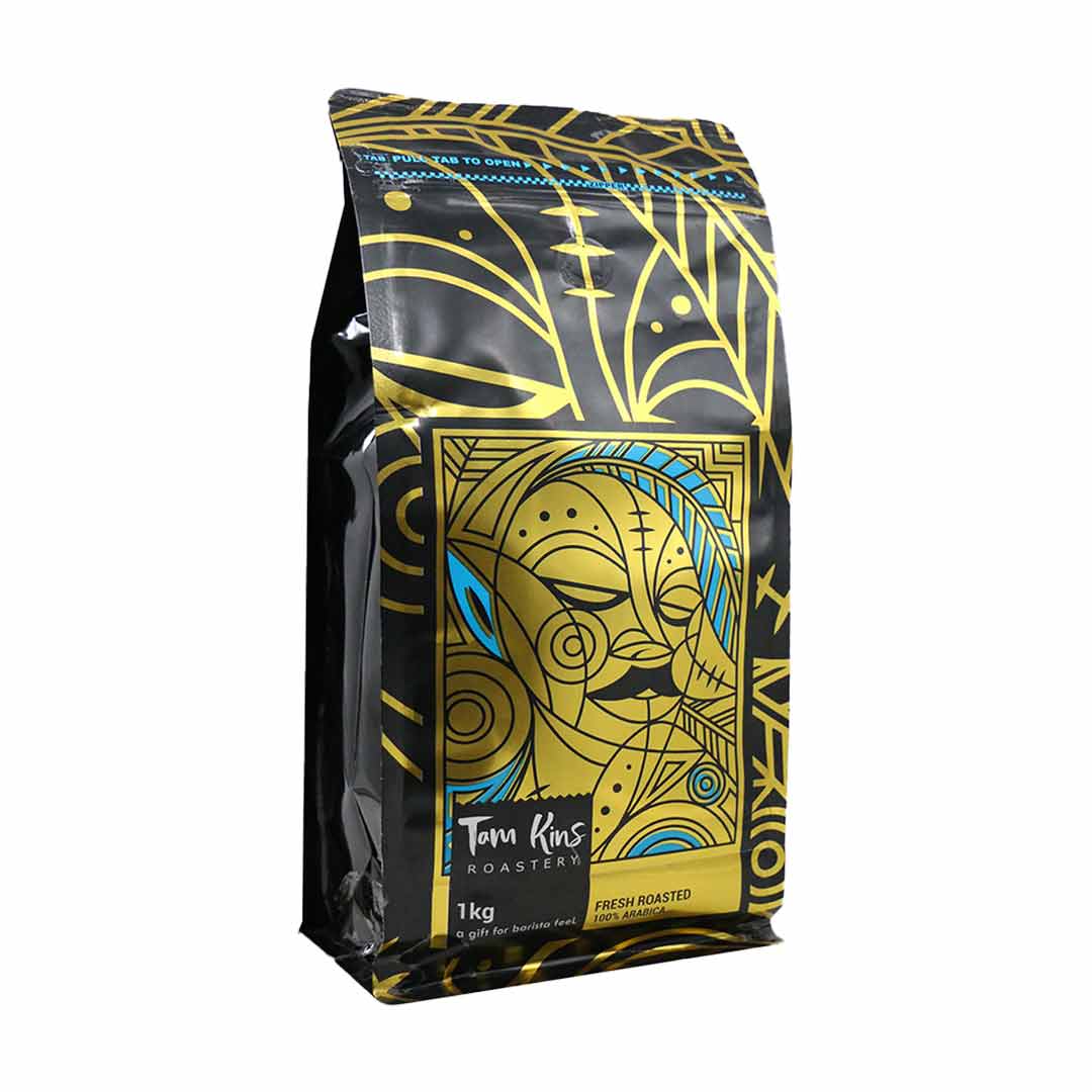 دانه قهوه عربیکا 100% تام کینز طلایی(1 کیلوگرم)